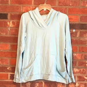 Columbia Pullover Hooded Shirt w/ Front Pocket